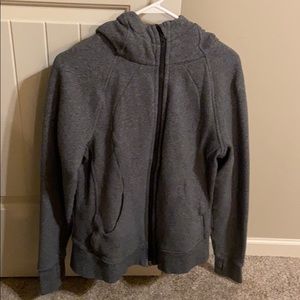 Lululemon Grey Scuba hoodie size 10